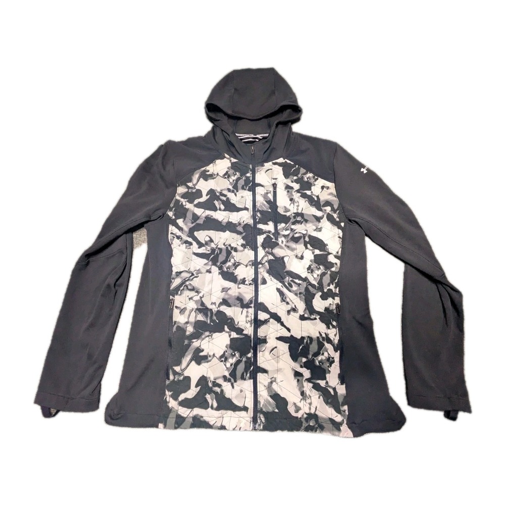 Under Armour Women's Jacket Loose‎ Black & White Cold Gear Reactor Size Large